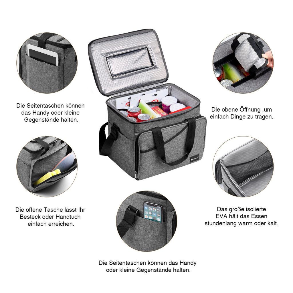 Xcase Autokühlbox: Elektrische 12-V-Thermo-Kühltasche fürs Auto