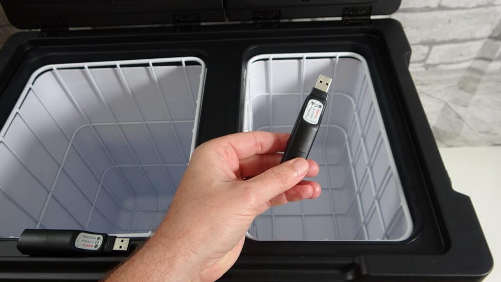 Temperaturlogger in der IceCube 40 DUAL