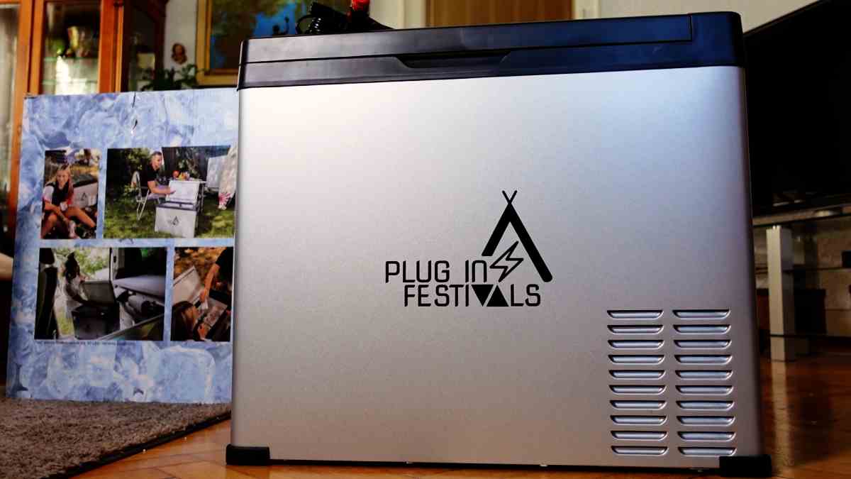 Die Kompressor Kühlbox von Plugin Festival im Test  Camping Wagner trifft Plugin  Festivals 2 