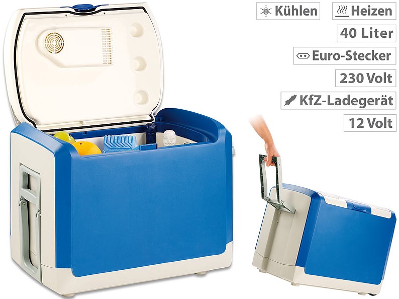 Xcase Kühlbox Auto: Thermoelektrische Kühl- und Wärmebox, 24 l, 12